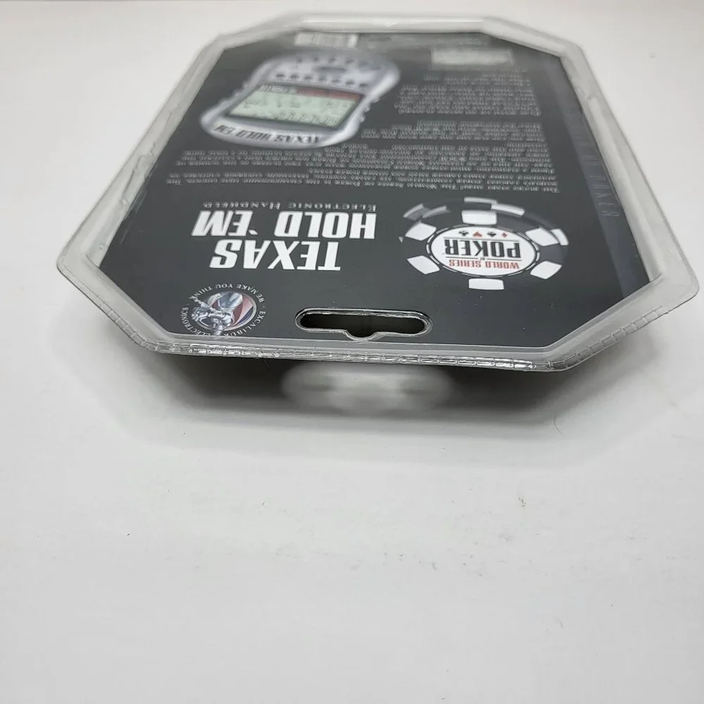 Vintage Texas Hold Em‎ Poker Handheld Excalibur World Series Electronic Game